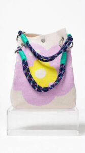 Bucket Bag Pink Flower