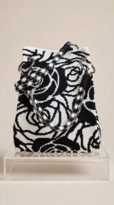 Bucket Bag Black Rose.
