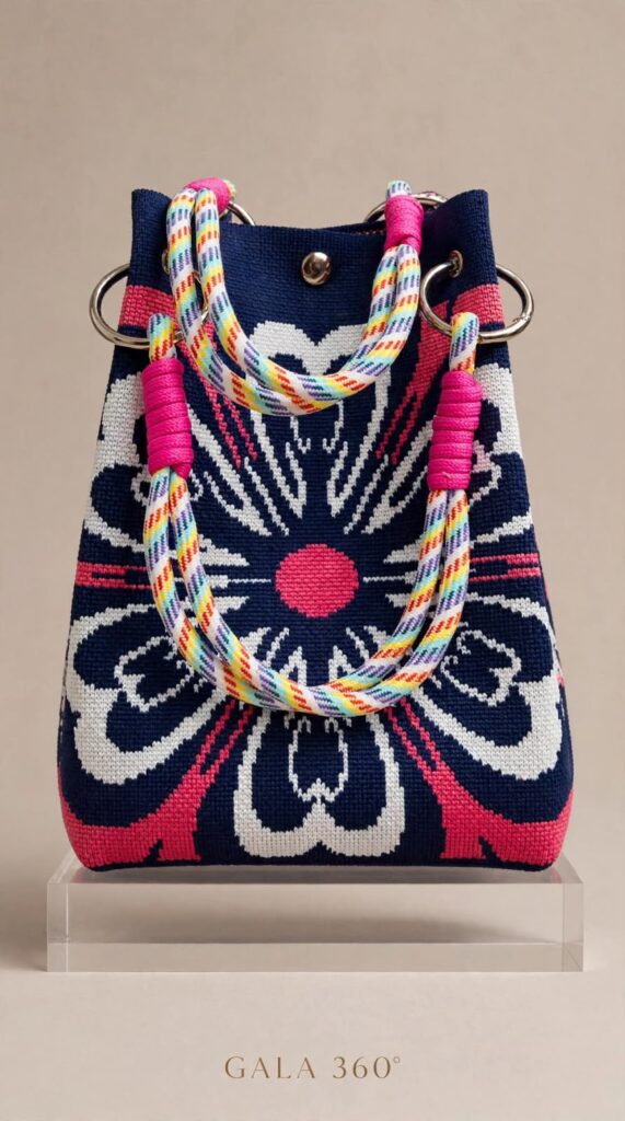 Bucket Bag Flor Pop.