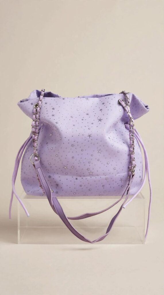 Cartera Lila Estelar.